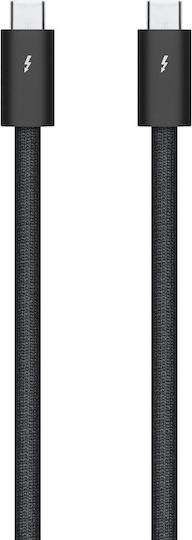 Apple Braided Thunderbolt Cable Μαύρο 1m (MDW94ZM/A)