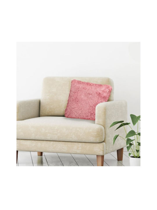 Rosa Sofa-Kissen 51x51cm