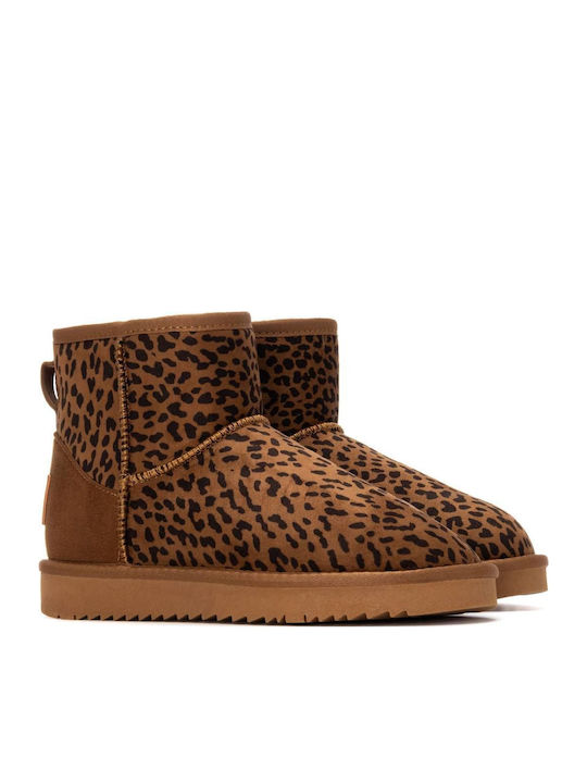 Stiefeletten Damen Braun