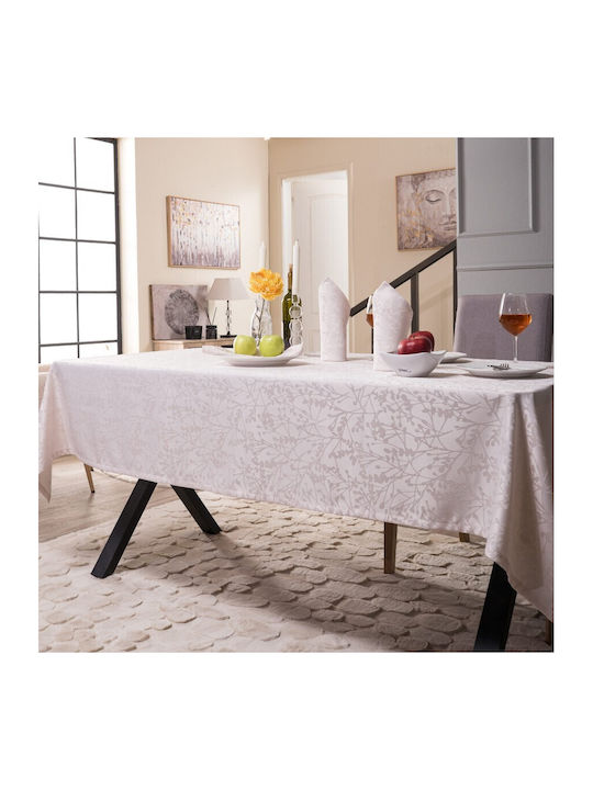 Teoran Tablecloth Rennes Beige 160x250cm