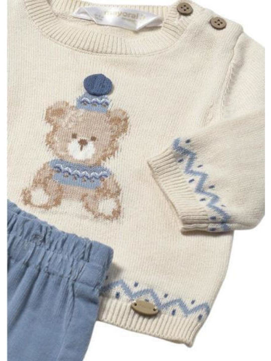 Kids' Set with Pants Winter 2pcs Light Blue