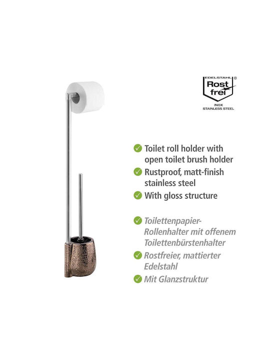 Wenko Wenko Inox Bathroom Accessory Set Brown