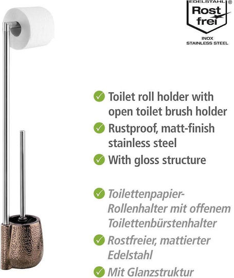 Wenko Wenko Badezimmerzubehör-Set Inox Braune