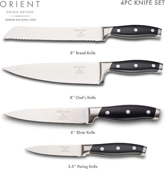 Orient Messer Allgemeine Verwendung aus rostfreiem Stahl 20cm 4Stück