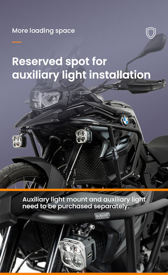Bmw F850gs 2023 Crash Bar Color Sandblasting Electrolysis Silver Electrostatic Spraying Black