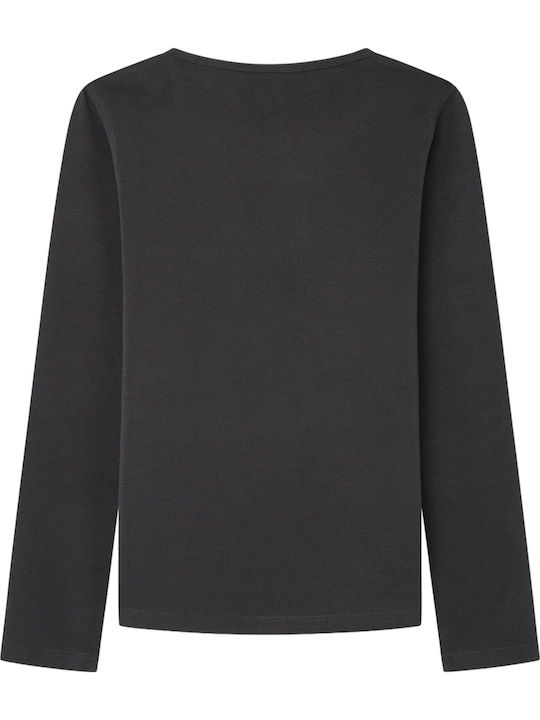 Kinderhemd Langarm Black