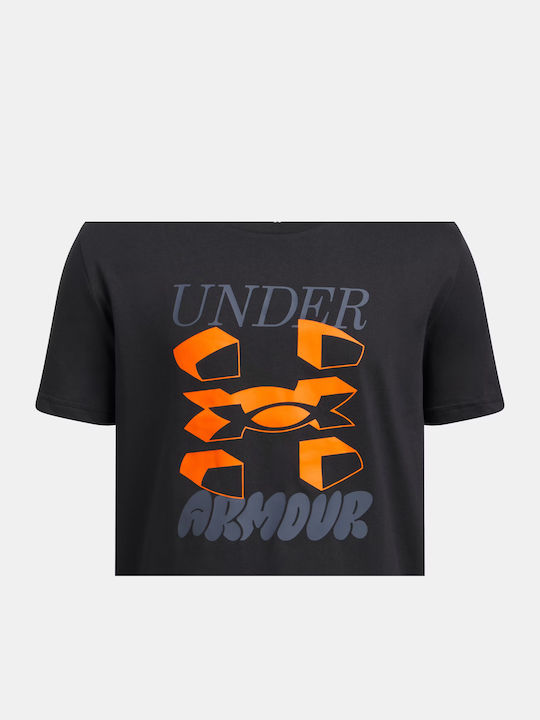 Kids' T-shirt Black Big Logo Ss