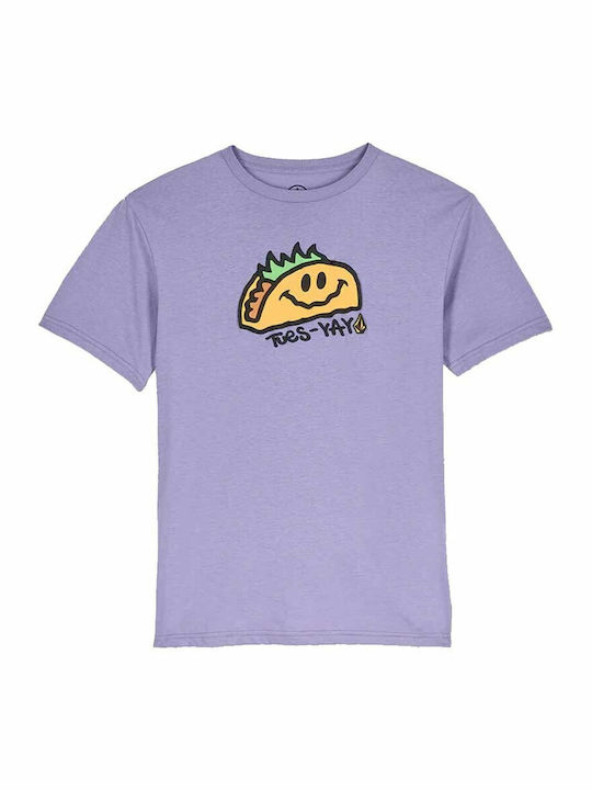 Παιδικό T-shirt Purple Ash Voltaco