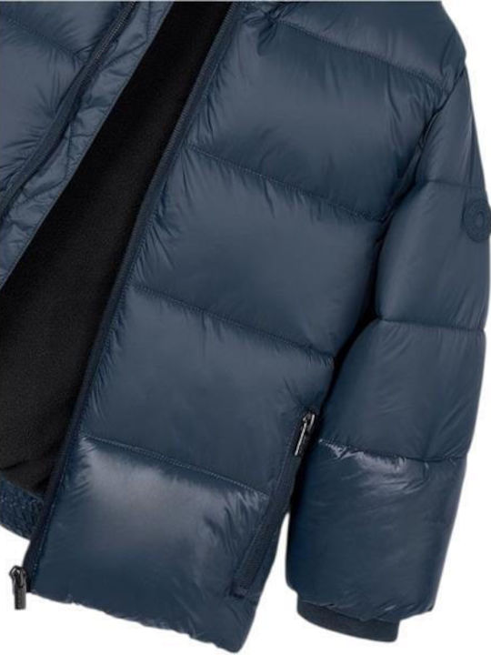 Παιδικό Casual Μπουφάν με Κουκούλα Navy Μπλε