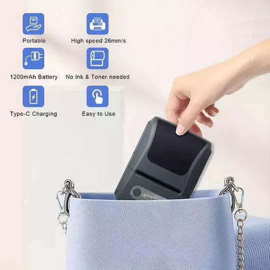Portable Thermal Receipt Printer USB