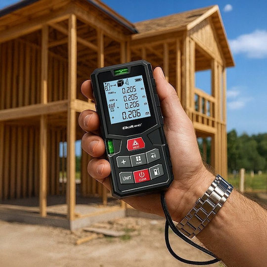 Qoltec Laser Distance Meter 50687 with Range up to 120m