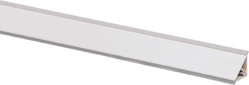 Capac De Juntură Îngust Cu Falț 15x15x4000mm Aluminiu Alb