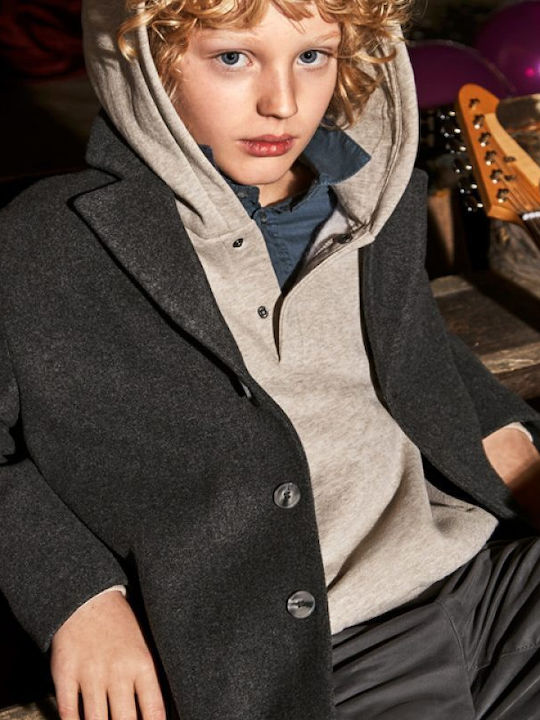 Kids' Coat Dark Grey