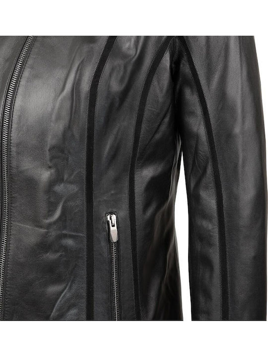 Damen Bikerjacke Black