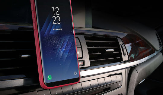Evutec Back Cover Σιλικόνης Μαγνητικό Κόκκινο (Galaxy S8+)