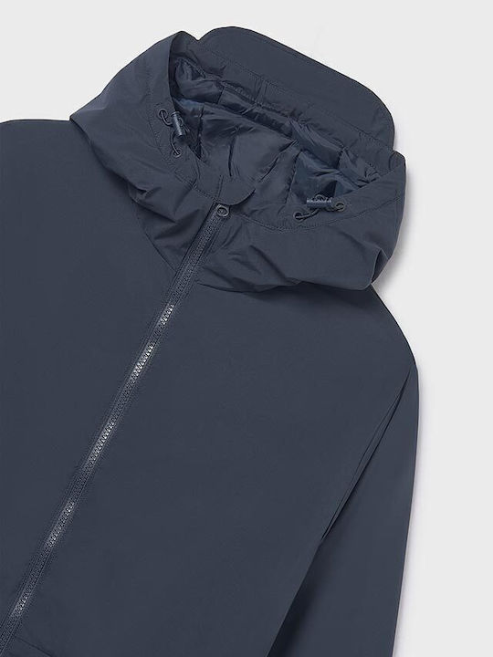 Kids' Parka with Hood Navy Blue