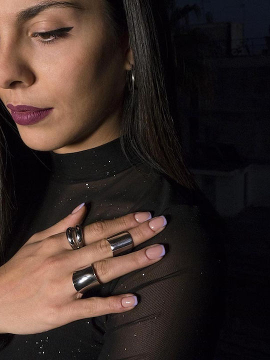 Theodora's Jewellery Ring made of Steel Gold Plated