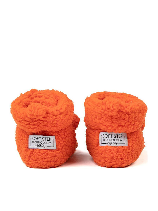 Kinderhausschuhe Stiefel Orange
