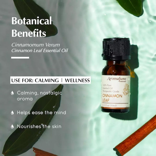 Φυσικό Αιθέριο Έλαιο Κανέλα Cinnamon Leaf Natural Essential Oil 10ml