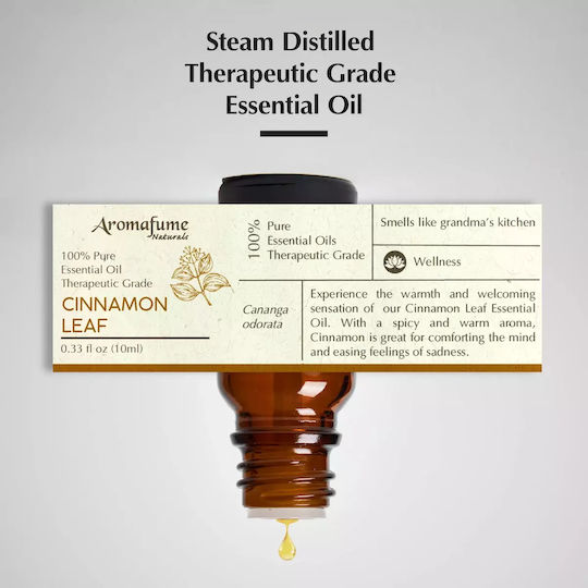 Φυσικό Αιθέριο Έλαιο Κανέλα Cinnamon Leaf Natural Essential Oil 10ml