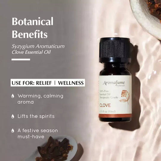 Φυσικό Αιθέριο Έλαιο Γαρύφαλλο Clove Natural Essential Oil 10ml