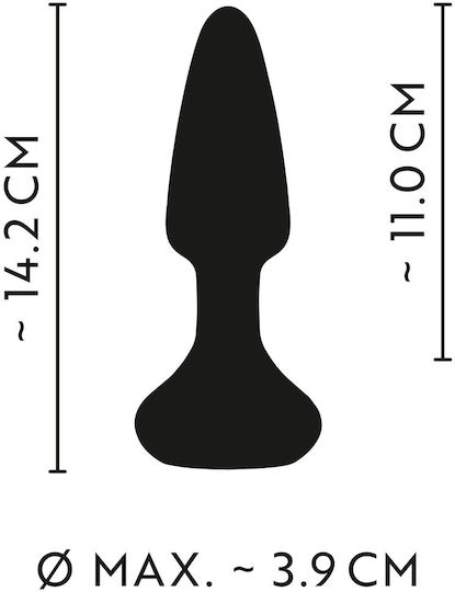 Anos Anal Plug with Wireless Functionality and Vibration Gold