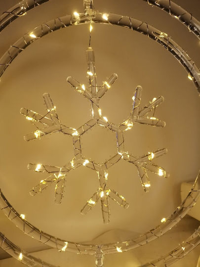 61 Lights LED Warm White Battery in String 1pcs