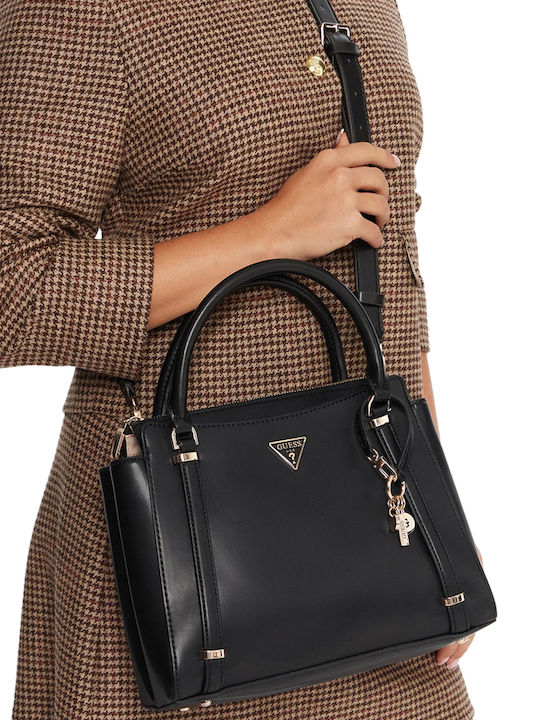 Damen Satchel Tasche Schwarz