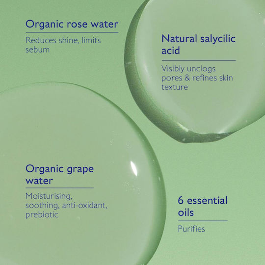 Caudalie Vinopure BIO Loțiune Tonică pentru Față cu Acid Salicilic 400ml