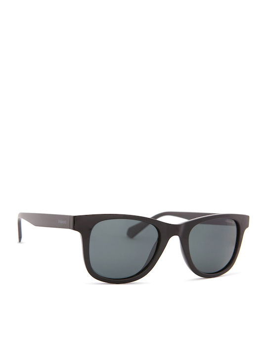 Polaroid Unisex Sunglasses with Black Plastic Frame and Black Polarized Lens PLD1016/S NEW/80