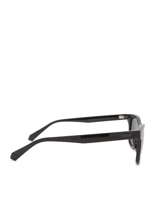 Polaroid Unisex Sunglasses with Black Plastic Frame and Black Polarized Lens PLD1016/S NEW/80