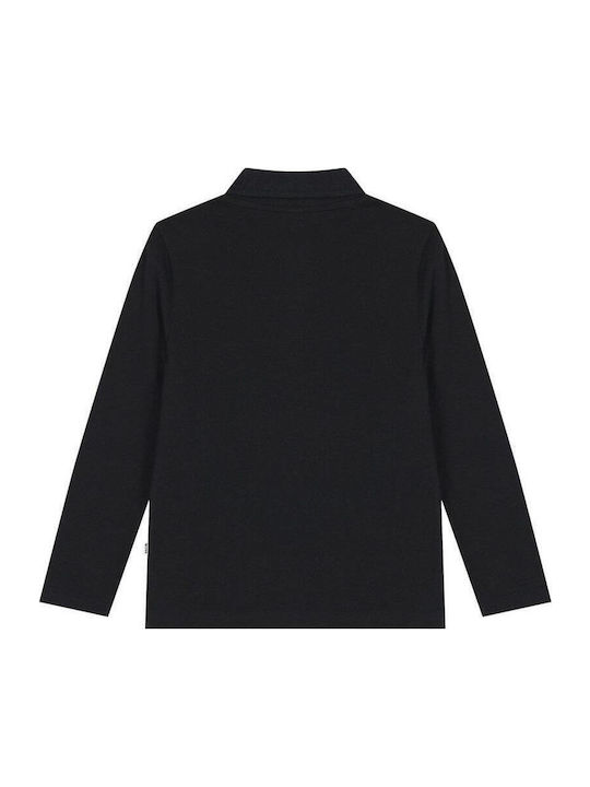 Kids' Polo Long Sleeve Black
