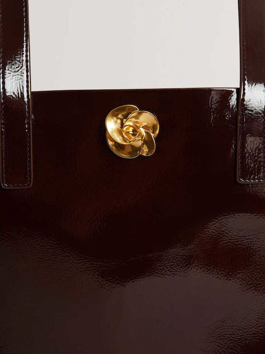 Women's Tote Handbag Burgundy