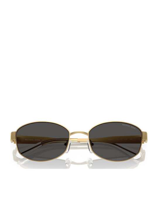 Michael Kors Monte Carlo Women's Sunglasses with Gold Metal Frame and Gray Lens