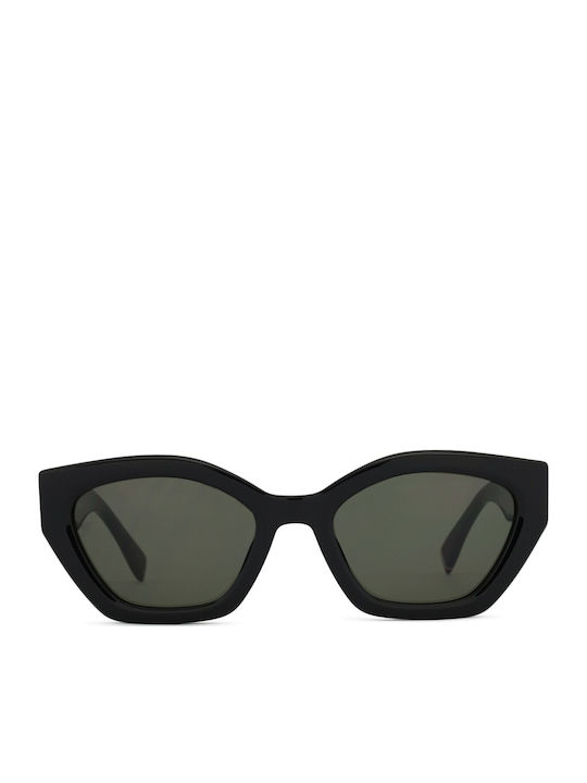 Tommy Hilfiger Women's Sunglasses with Black Plastic Frame and Black Lens TH1979/S 807/IR