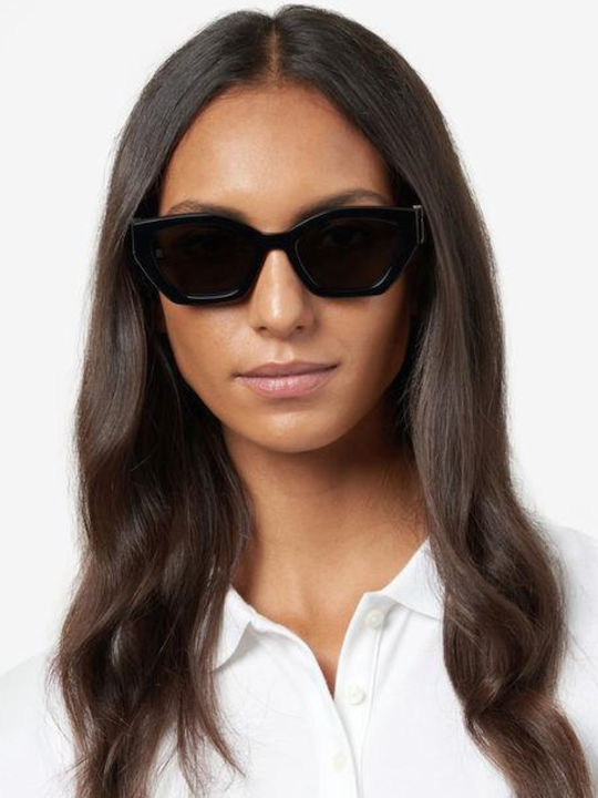 Tommy Hilfiger Women's Sunglasses with Black Plastic Frame and Black Lens TH1979/S 807/IR