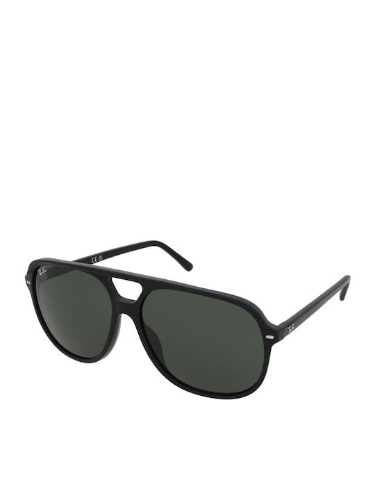 Ray Ban Ανδρικά Γυαλιά Ηλίου με Μαύρο Κοκκάλινο Σκελετό και Πράσινο Φακό RB2198 901/31