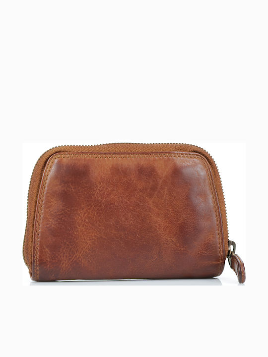 Klein Leder Damen Geldbörse Braun