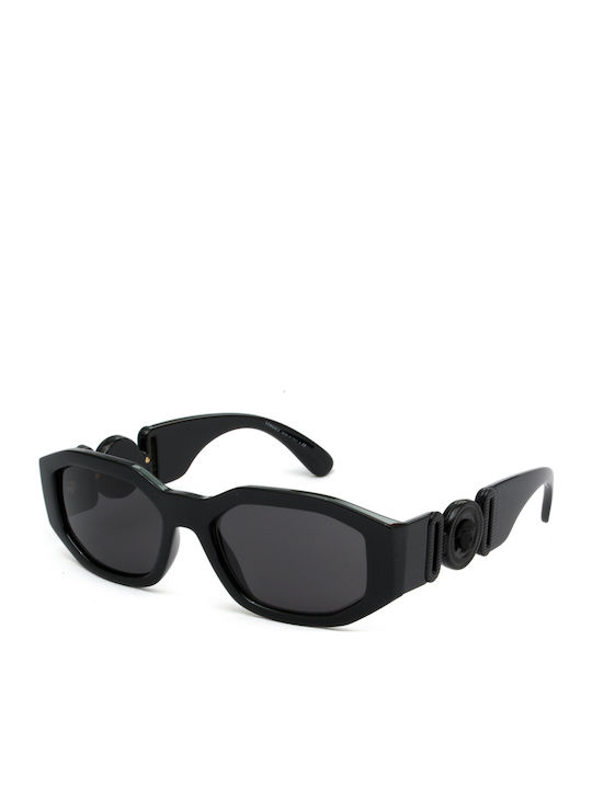 Versace Unisex Sunglasses with Black Plastic Frame and Gray Lens VE4361 5360/87