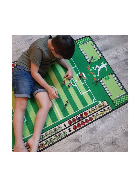 Tapitom Παιδικό Χαλί Ποδόσφαιρο Πράσινο 95x133cm