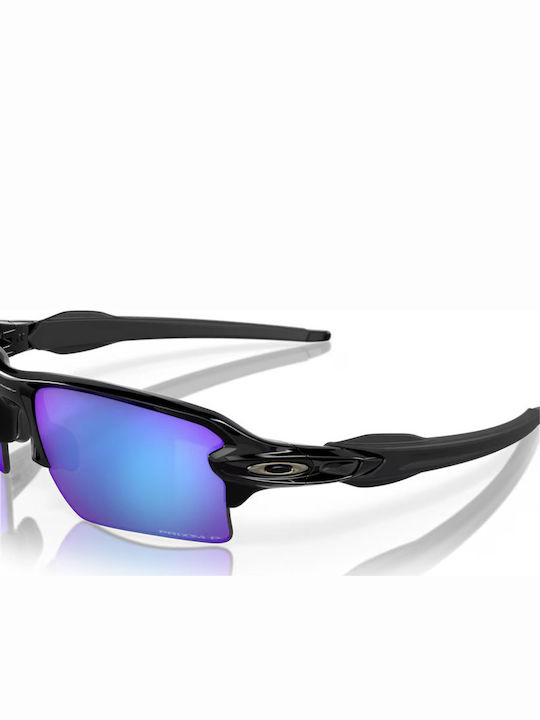 Oakley Flak 2.0 XL Мъжки Слънчеви Очила с Черна Пластмасова Рамка и Лилави Поляризирани Огледални Стъкла OO9188-F7