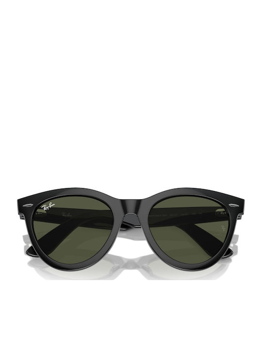 Ray Ban Wayfarer Feminini Ochelari de soare cu Negru Cadru și Verde Lentilă