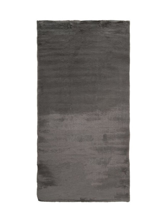 Viokarpet Krolik R04 Anti-slip Rug Rectangular Furry D Grey