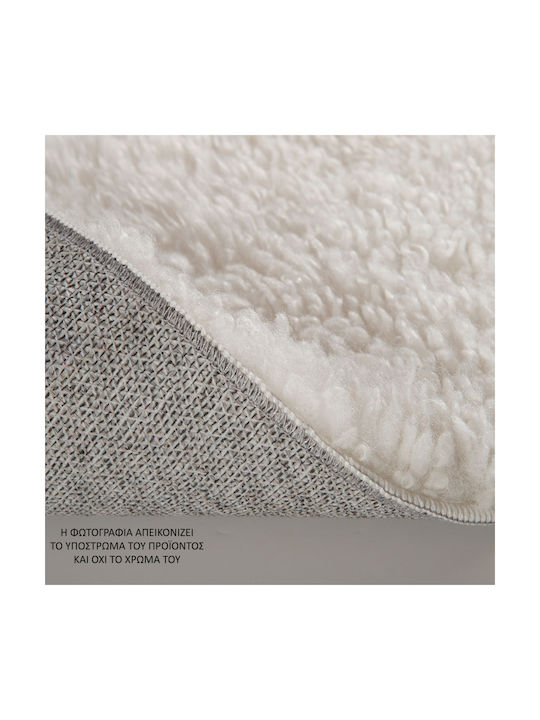 Nef-Nef Homeware Oscar Grey Χαλί Ορθογώνιο Γούνινο Grey 75x140cm