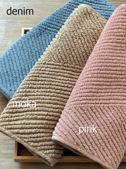 Palamaiki Bath Mat Cotton Lewis Denim 50x80cm