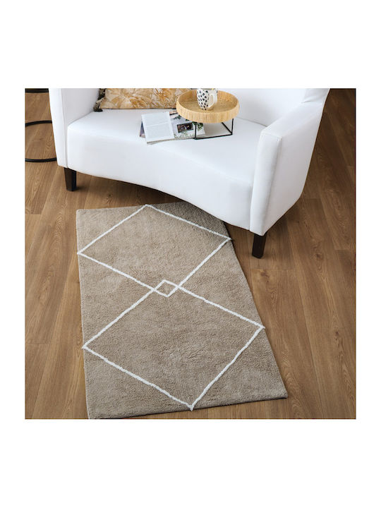 Kentia Covoraș de Baie Bumbac Veda Bej 70x130buc