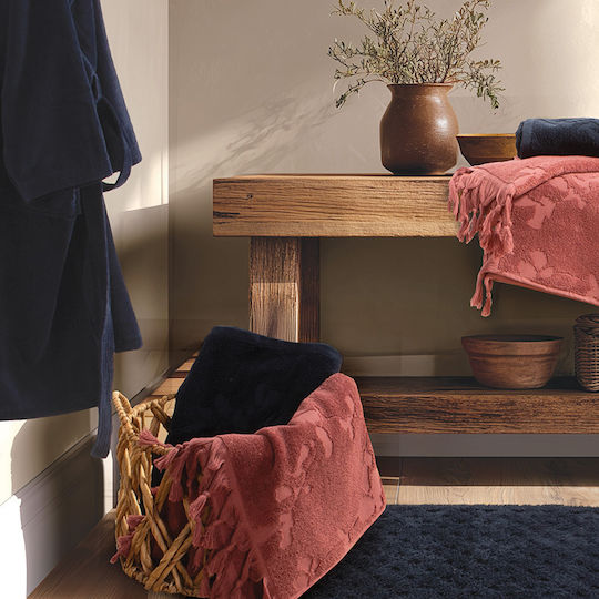Nef-Nef Homeware Πατάκι Μπάνιου Βαμβακερό Premium Rose 60x90εκ.