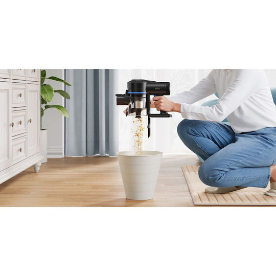 Mova Rechargeable Stick Vacuum Black Vj10A