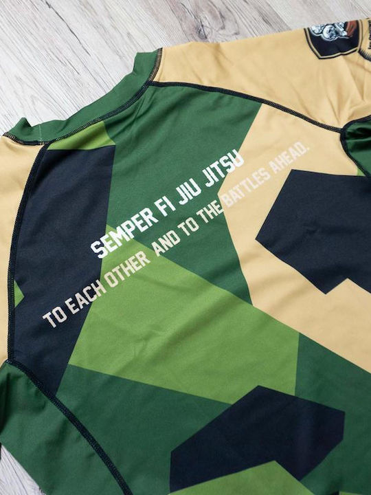 Chosen Ανδρική Κοντομάνικη Μπλούζα CHRS118 για Jiu-Jitsu Πράσινη