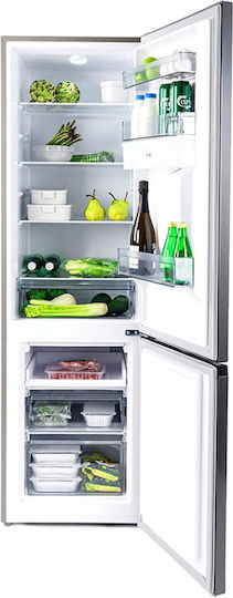 Muhler Fridge-Freezer 260lt H180xW55xD56cm Inox SC180DIE